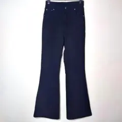 グレイル ハイウエストフレアパンツ ストレッチ ウエスト伸縮 CU34 L