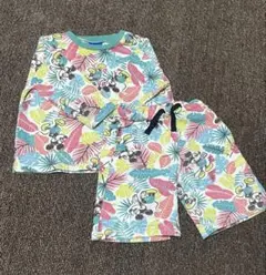 80㎝　ディズニー　Disney セットアップ　ミッキー柄　長袖　短パン