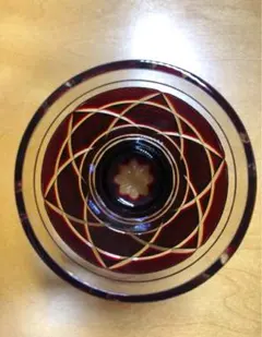 創作　島津薩摩切子　色被せガラス　オールドファッションズタンブラー(未使用)