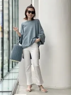 れお様専用未使用3×1 DENIM スリーバイワン/クロップデニムのサムネイル