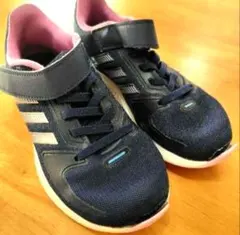 adidas ネイビー ✕ピンク キッズスニーカー19cm