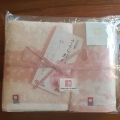タオル 今治謹製 さくら紋織 フェイス ウォッシュ ピンク各1枚