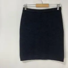 ASTRAET ユナイテッドアローズ ニットタイトスカート 膝丈 ブラック