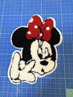 ミニーマウス ワッペン ミニーちゃん　ディズニー　サガラ