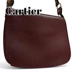 Cartier カルティエ マストライン ショルダーバッグ レザー レディース