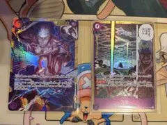 エネル シークレット OP15-118 万雷 SR OP15-078神の島の冒険