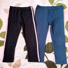 キッズレギンス　スパッツ　2点セット 100cm