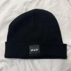 HUF 黒 ニットビーニー