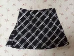 【訳あり本文にて】GRL チェック柄プリーツミニスカート　インナーパンツ付