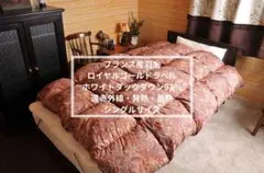 ダブル）在庫限定新品＊ロイヤル＊フランス93％＊防ダニ増量1，7 
