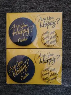 嵐 Are You Happy 缶バッジ 　黄色