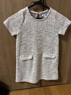 入学式　半袖ワンピースとカーディガンセット