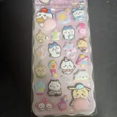 ちいかわカラフルキャラクター3Dシール約20個入り