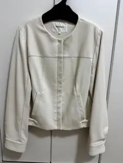 美品　リランドチュール エコレザーブルゾン
