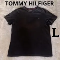 TOMMY HILFIGER☆Tシャツ☆黒☆Lサイズ