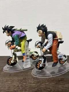 ドラゴンボール スナップコレクション　バイク　悟空　悟飯　フィギュア 2体セット