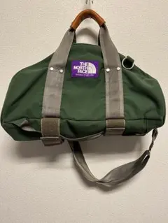 【希少】ノースフェイスパープルレーベル 3WAYダッフルバッグ グリーン