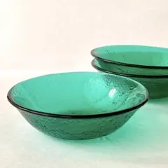 【美品】 HOYA ガラス皿　３枚セット