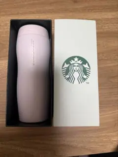 スターバックス ギフトボックス入りカーヴドステンレスボトル ピンクベージュ
