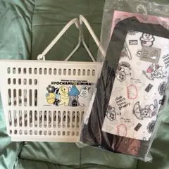 んぽちゃむ＆きみまろ(買い物カゴ）➕ おぱんちゅうさぎ(買い物バッグ保冷機能付きのサムネイル