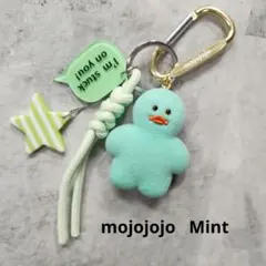 mojojojo じゃらじゃらキーホルダー アヒル 緑 パステル Mint 星