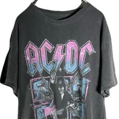 海外輸入 古着 AC/DC プリント Tシャツ S/M