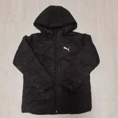 PUMA ブラック 中綿コート 140サイズ