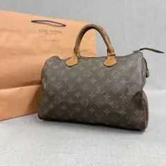 LOUISVUITTON ルイヴィトン モノグラム スピーディ30 ハンドバッグ