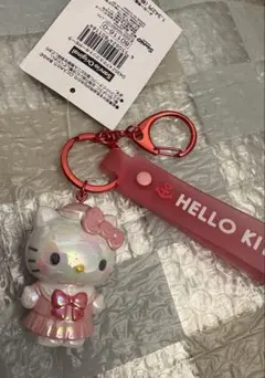 サンリオ　ハローキティ マスコットキーホルダー　セーラー服　ピンク