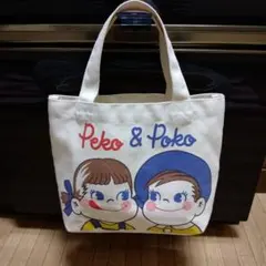 Peko＆Poko ミニキャンパストートバッグ