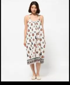 チャイハネ ビンディワンピース ホワイト