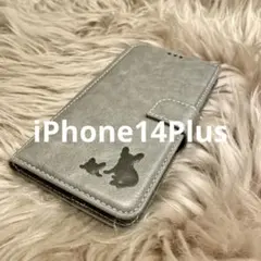 iPhone14Plusケース 手帳型 本革 フレブル 新品未使用 プレゼント