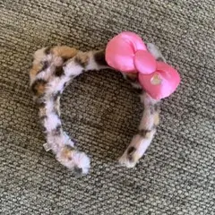 ハローキティ ヒョウ柄カチューシャ