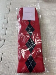 リエンダスエルタ ゴルフハイソックス 赤