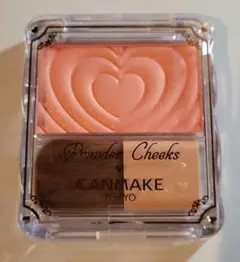 キャンメイク　パウダーチークスA P01 パワフルピンク　未使用ブラシ付き