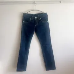 【美品】Lee スキニーデニム ダークブルー