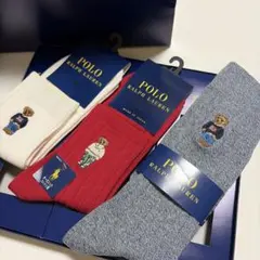 POLO RALPH LAUREN ポロベア ソックス 3足セット