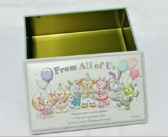 ダッフィー&フレンズ お菓子缶 空き缶