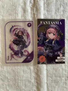 にじさんじ 周央サンゴ 8thAnniversary メタルカード、クリアカード