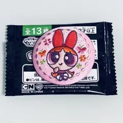 パワーパフガールズ 刺繍缶バッジ ビスケット ブロッサム