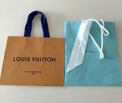 ヴィトン 、ティファニー紙袋　2枚セット