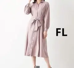 ニッセングラマー コルセット×パイピング ワンピース FL ネイビー