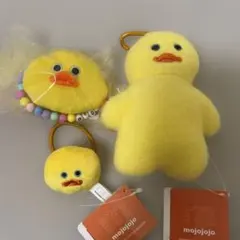 mojojojo カラビナ付きぬいぐるみポーチ　ひよこ