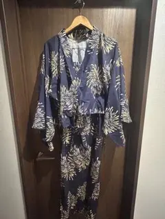 浴衣 花火柄 セットアップ ＋帯付き