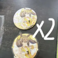 ウマ娘 上海コラボカフェ バッジ スマートファルコン - メルカリ