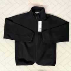 新品 ユニクロU ブラッシュドジャージーブルゾン S