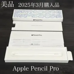 美品　2025年3月購入品　Apple Pencil Pro MX2D3ZA/A