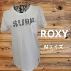 さY095 ROXY ロキシー Tシャツ 半袖 コットン綿100％ M 白