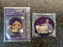 ゴールデンカムイ　鯉登　明治村　缶バッジ　カード