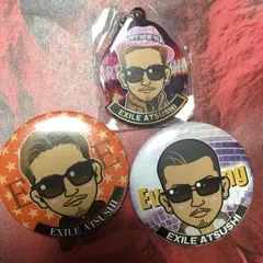 ATSUSHI 缶バッジ アクリルキーホルダー セット ①